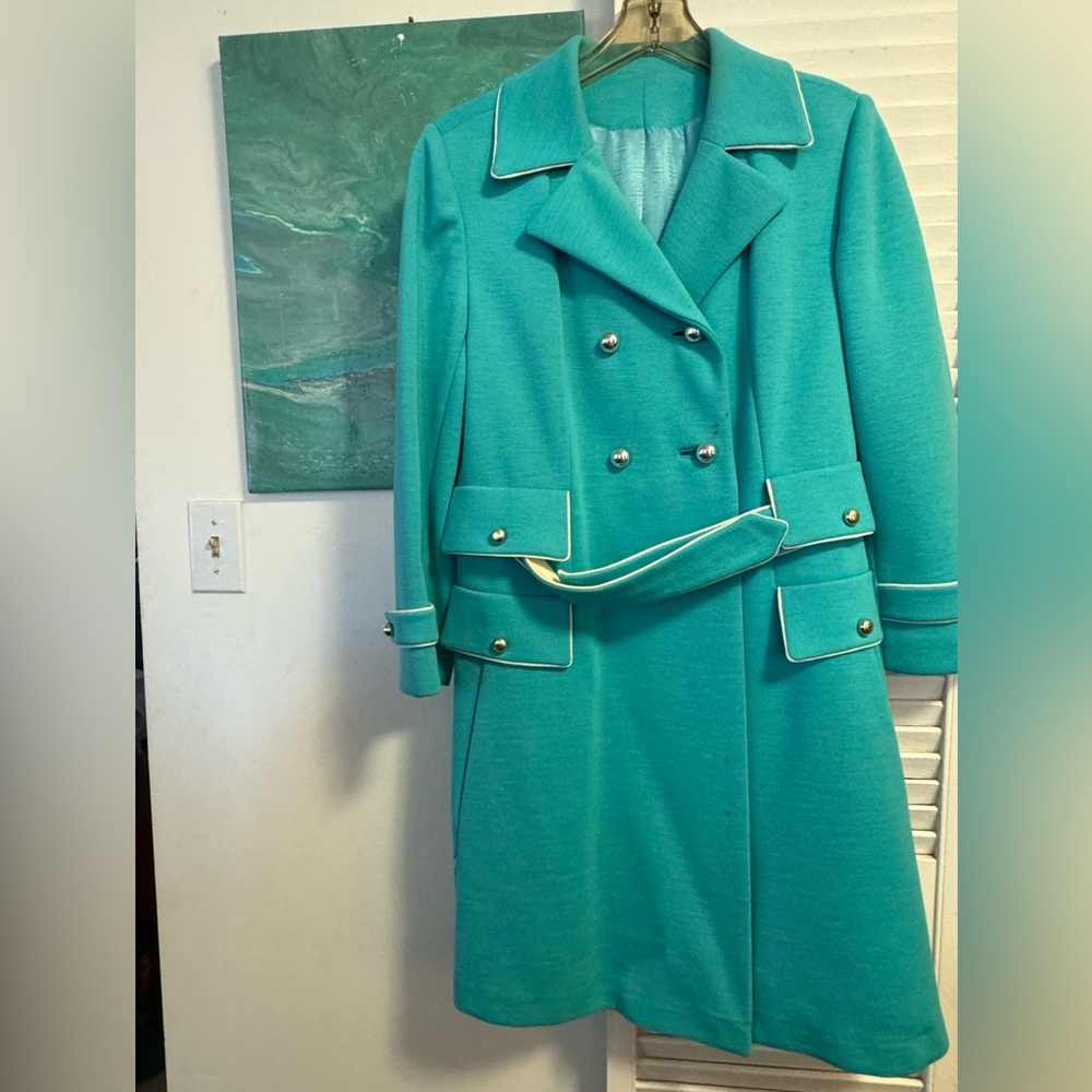 Vintage Designer (Monteselli by Primrose) Blue Coat